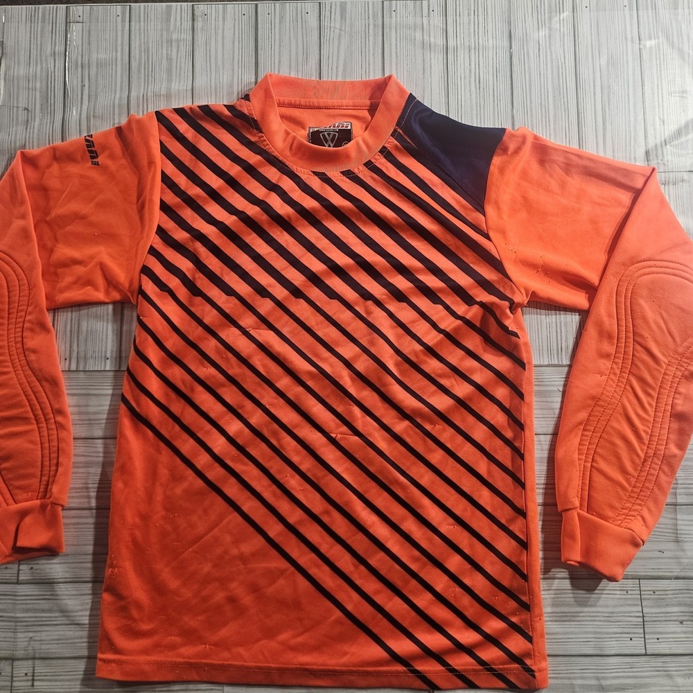 Vizari Soccer Collection Youth XL jersey Orange‎ padded elbows.